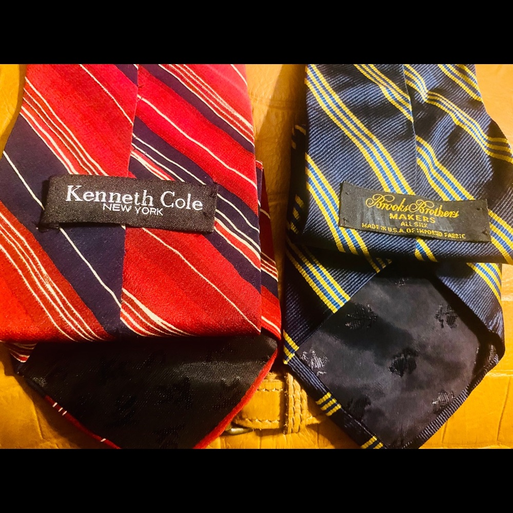 2 silk designer ties